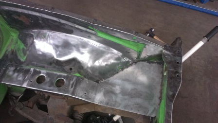 A9X Torana Enginebay After Rust Repair            